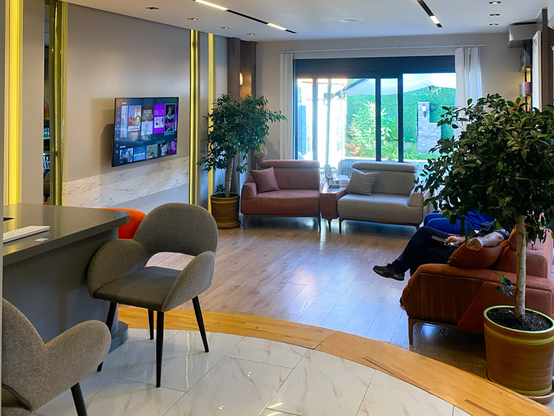 Antalya clinic waiting area